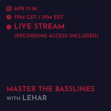 Load image into Gallery viewer, Recording - Lehar: Master The Basslines
